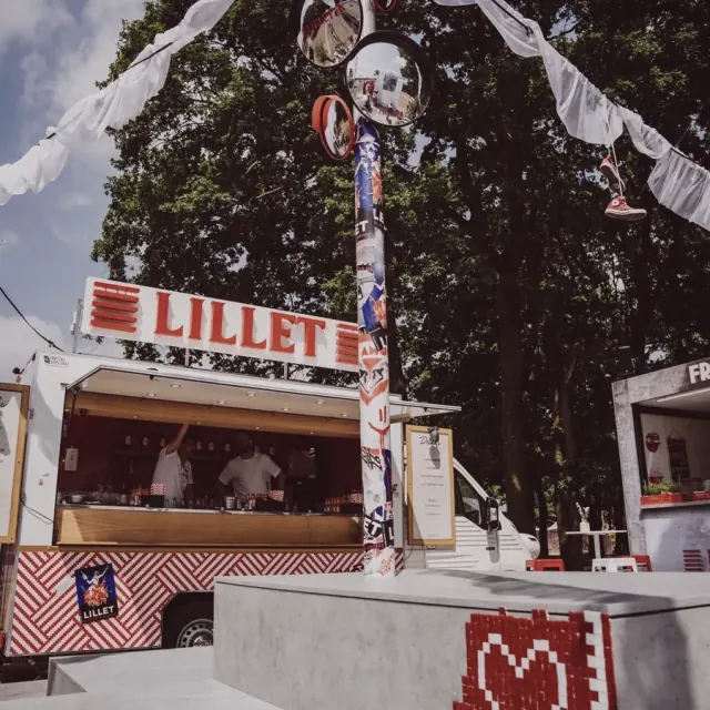 Lillet-Bar auf einem Festival